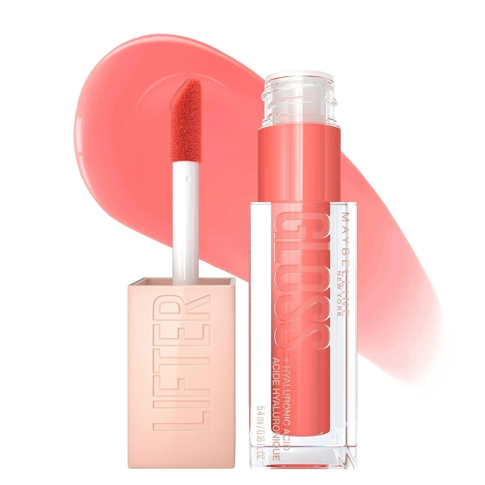 2 x Maybelline Lifter Gloss + Hyaluronic Acid Lip Gloss- 022 Peach Ring